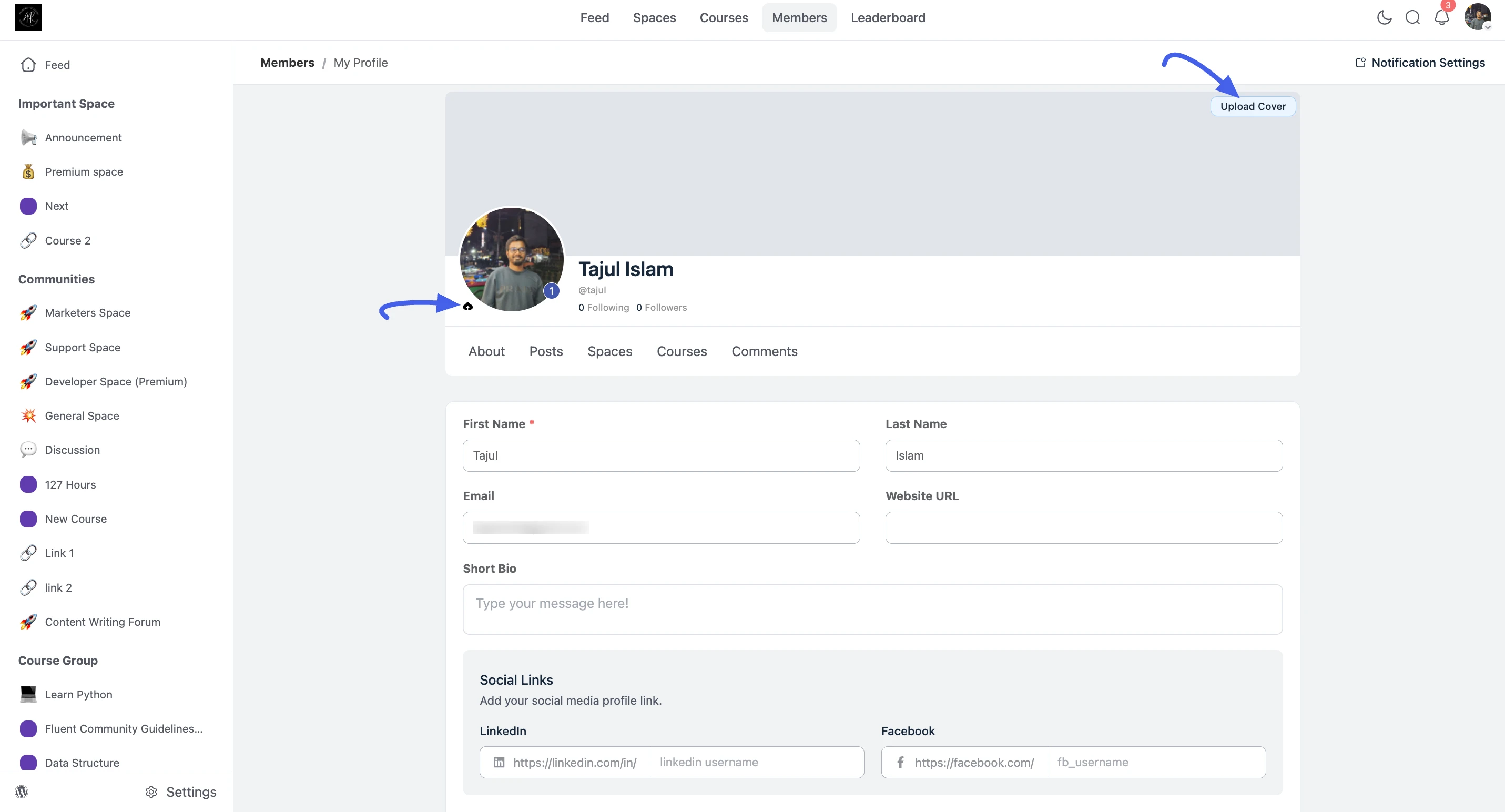 Edit Profile